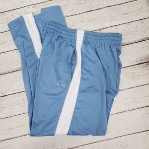Reebok mens tracksuit trousers  jogger pants light blue medium